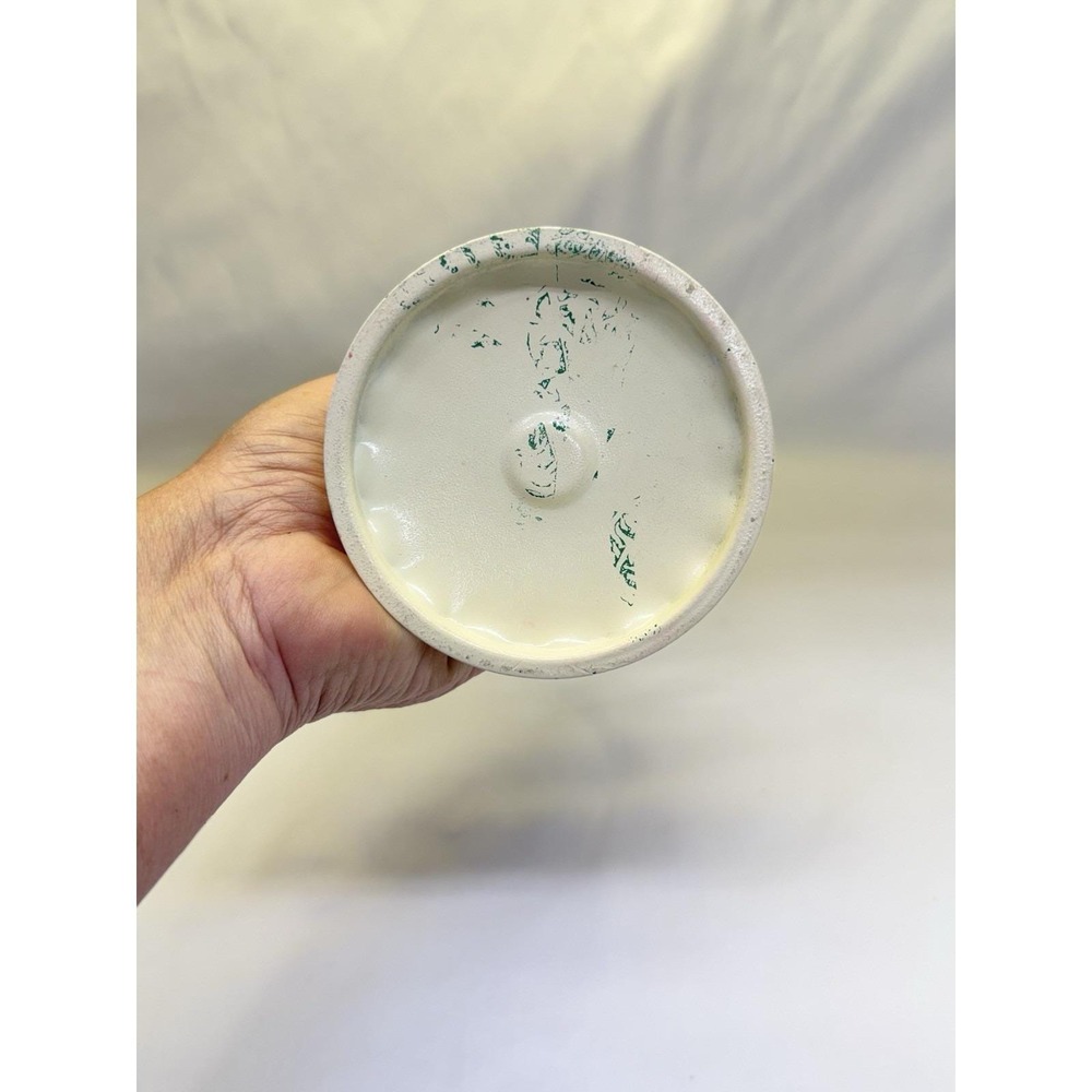 Vtg Homco Clear Glass Etched Parklane Votive Peg Cup Candle Holder W/ Base (2) - Picture 4 of 9